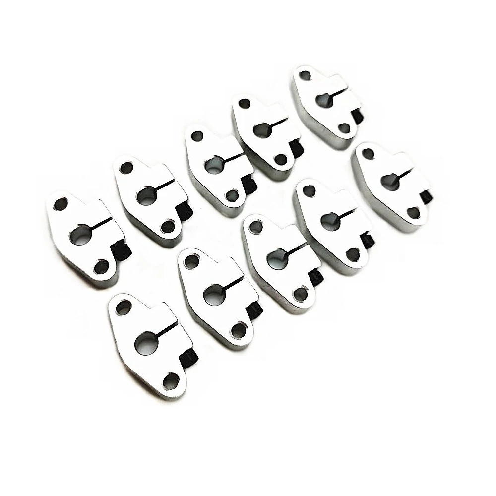 Machifit SHF8 Aluminum Alloy Linear Rail Shaft Support - 10pcs Set for CNC XYZ Table - Image 2