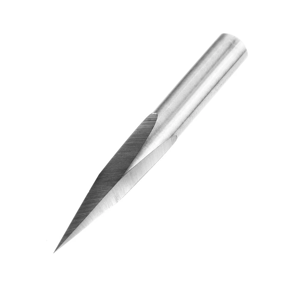 Drillpro 10-Piece Engraving Bit Set - 6mm Shank 0.1mm Tip - CNC PCB Tool - Image 5