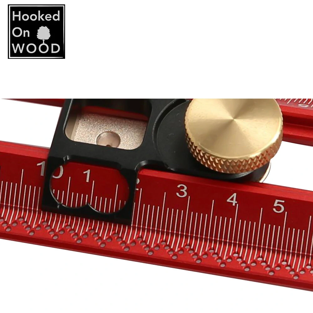 HONGDUI MT-2465 PRO T Square Ruler - Aluminum Alloy Scriber Marking Gauge - Image 4