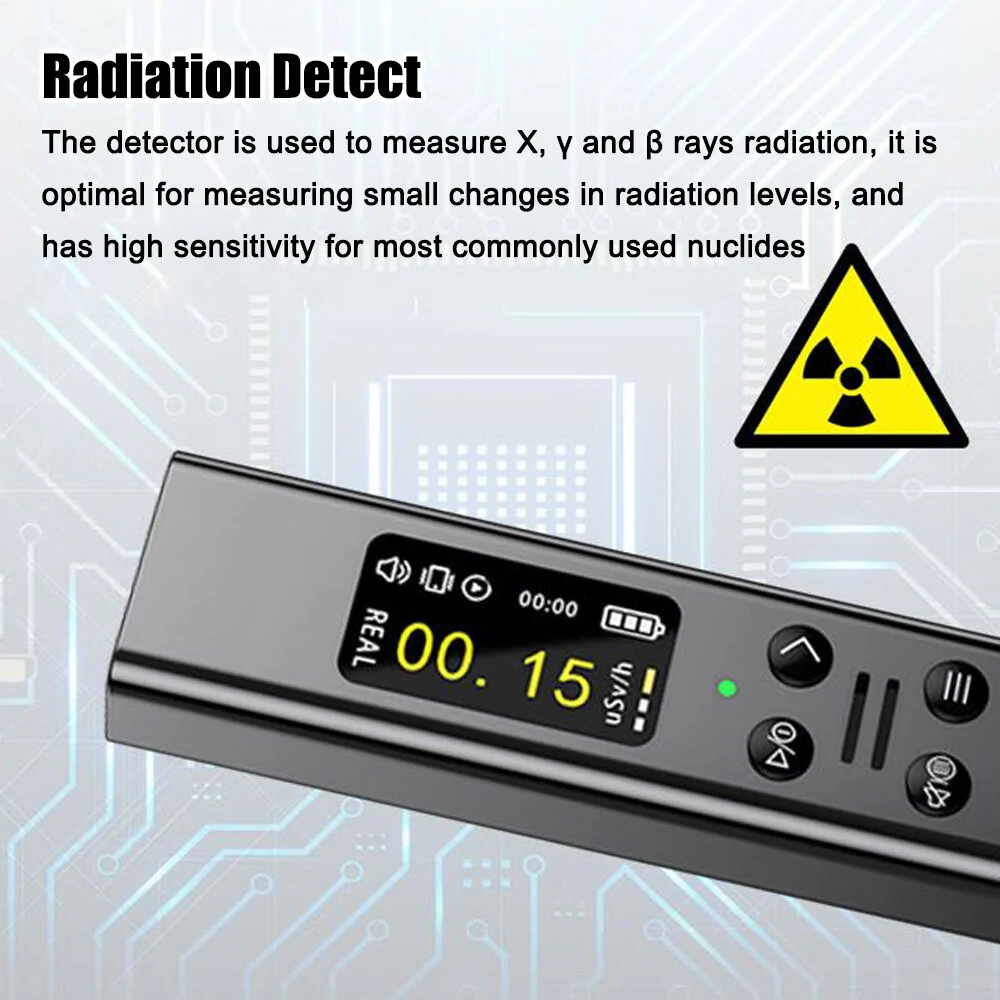 ZN-YM06 Geiger Counter | Nuclear Radiation Tester for X-Ray Beta Gamma - High Precision Dosimeter - Image 3