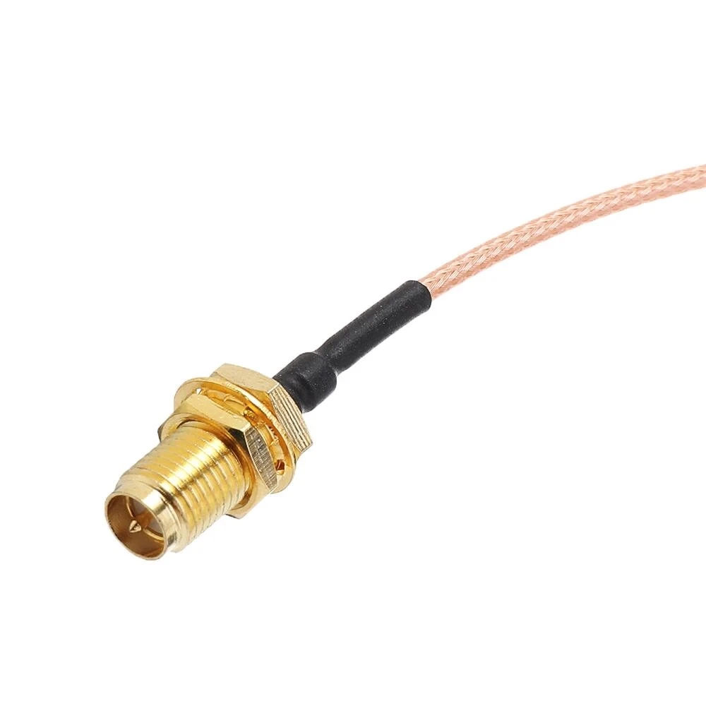10Pcs 50CM U.FL to RP-SMA Female Antenna Pigtail Cable - RG178 for WiFi PCIe Card - Image 5