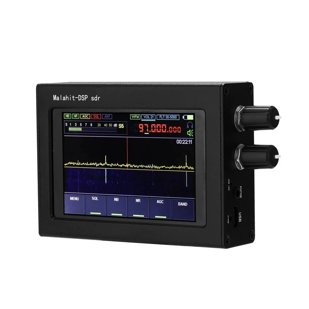 Malachite SDR Radio DSP Receiver | 50KHz-2GHz | 3.5 Touch Screen | AM/SSB/NFM/WFM - Image 2