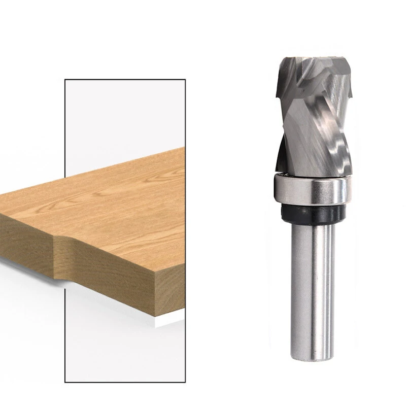 Carbide CNC Router Bit - 6mm 6.35mm 12.7mm Shank Compression Flush Trim Cutter - Image 2
