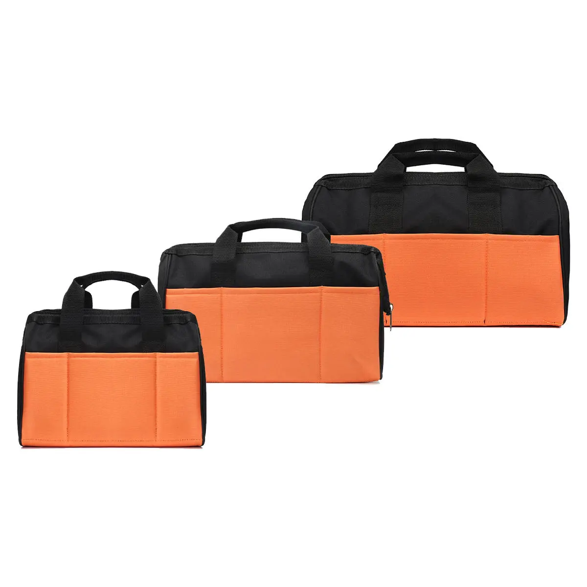 DEWALT 12/14/15 Inch Heavy Duty Tool Bag | Contractor Shoulder Storage Pouches - Image 2