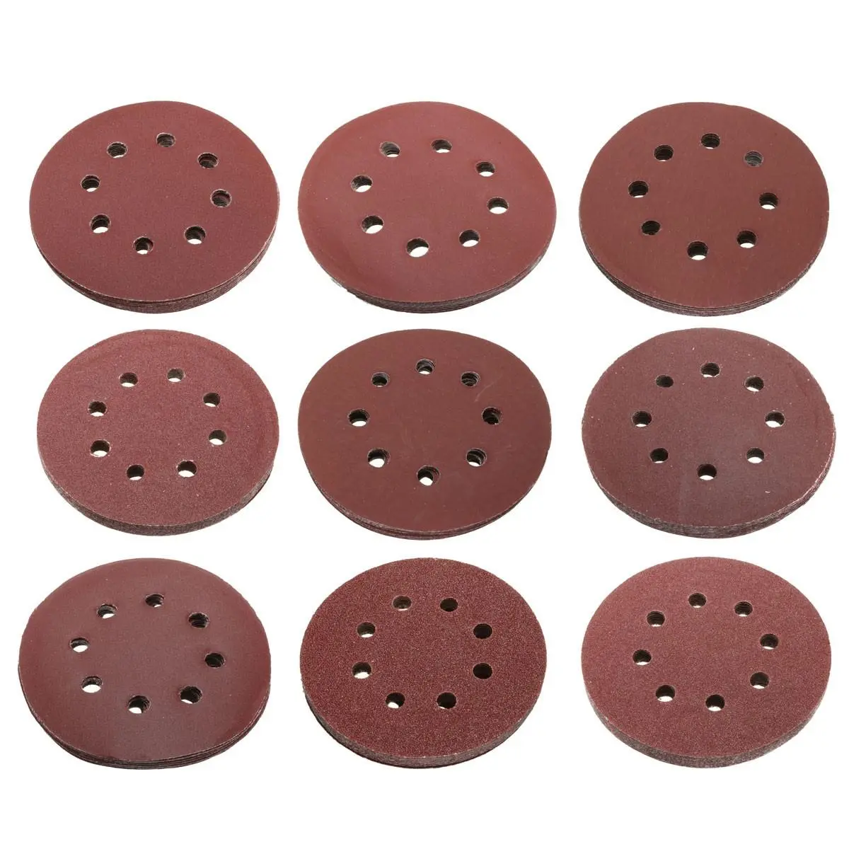 10pcs 8-Hole Sanding Discs | 60-2000 Grit Abrasive Paper for Power Tools - Image 5