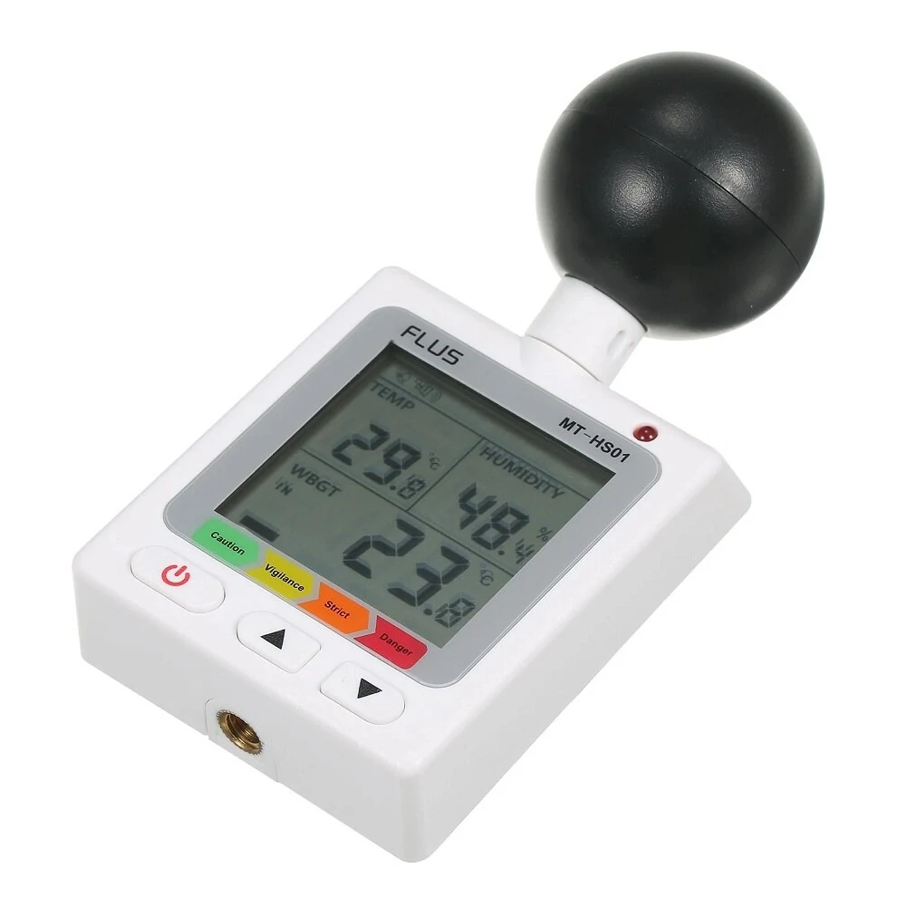 FLUS MT-HS01 WBGT Heat Stress Meter | Air Temperature Humidity Tester - Image 5