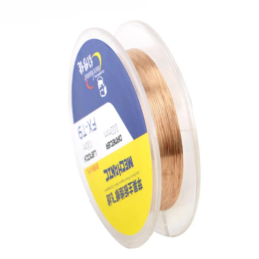MECHANIC Pure Copper Soldering Iron Tips 0.02mm PCB Link Wire Soldering Wire - Image 3