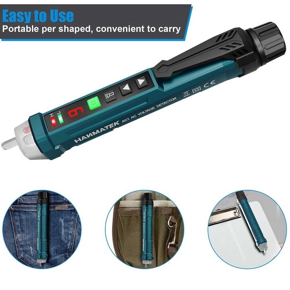 HANMATEK AC1 Voltage Test Pen | Non-Contact AC Detector & Voltage Tester - Image 5