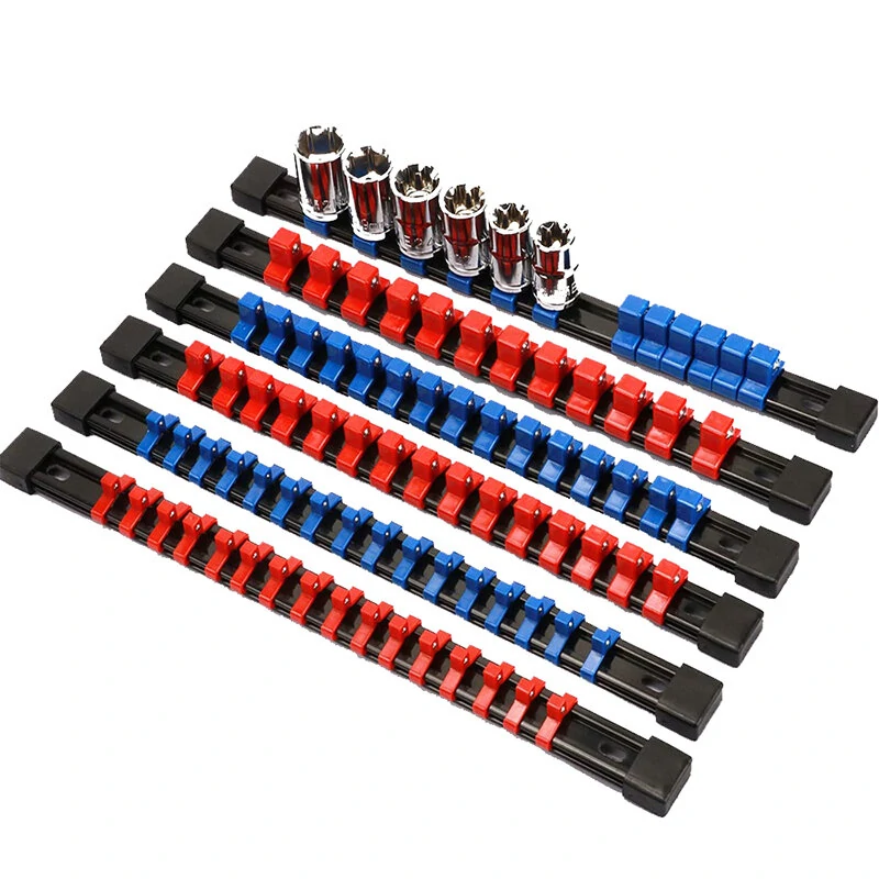 3/6PCS Double-sided Socket Holder | Universal 1/2-3/8-1/4 Drive | Plastic Tool Organizer - Image 2