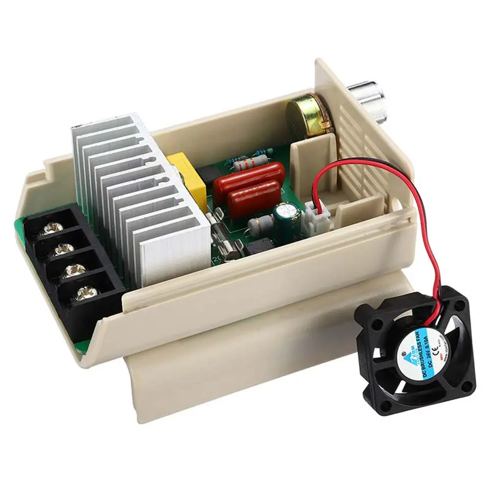 4000W 220V AC Voltage Regulator | Motor Speed Controller with Cooling Fan - Image 3