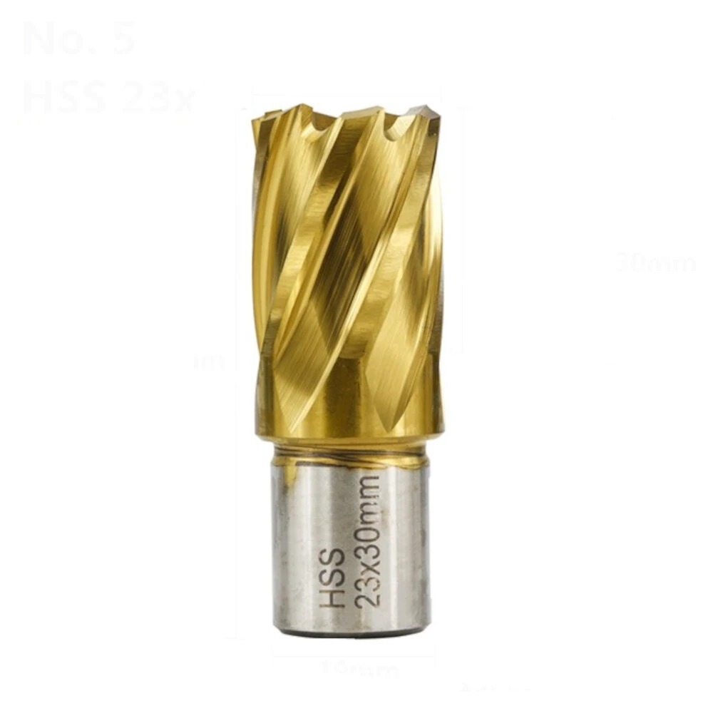 Drillpro HSS Hollow Drill Bit 12-42mm | Titanium Coated Core Drill for Metal - Image 4