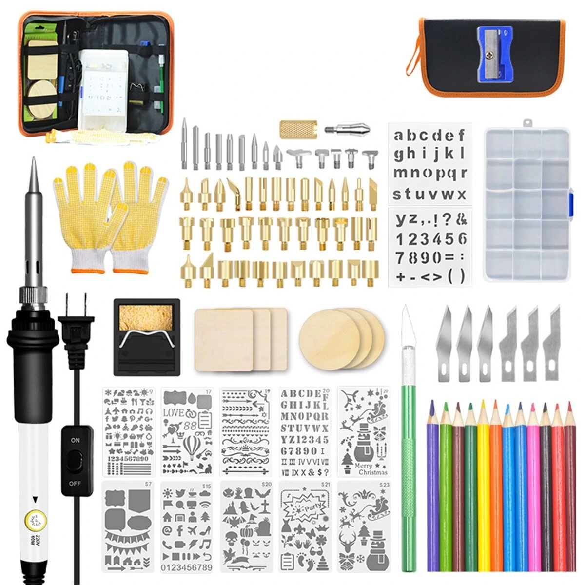 Weller 60W Adjustable Temperature Soldering Iron Kit - 110V-240V | 96 Pcs - Image 2