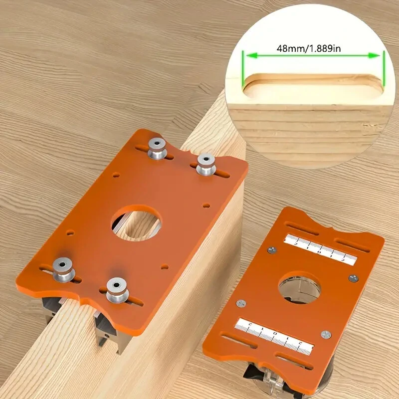 65mm Trimming Machine | 2-in-1 Slotted Bracket & Invisible Fastener | Aluminum with Scale - Image 3