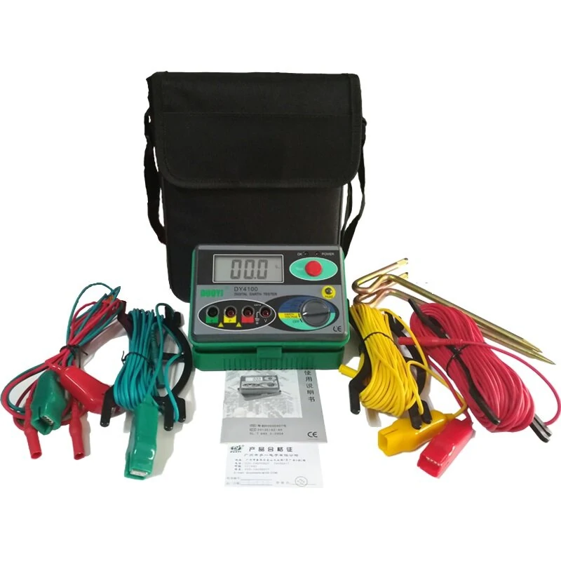 DUOYI DY4100 Digital Earth Tester - Ground Resistance Meter 0-2000 Ohm | High Accuracy - Image 2