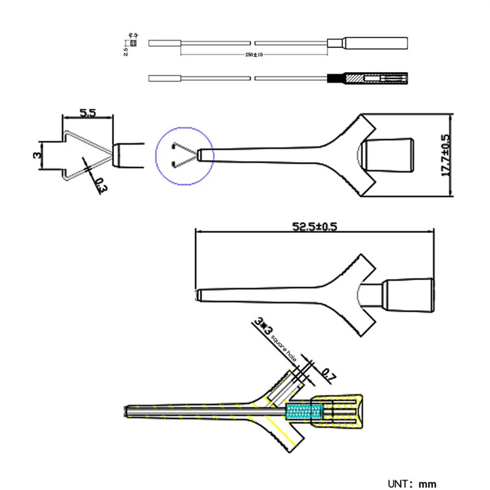 Universal Multimeter Test Hook - Miniature IC Clip & Probe Needle | High Pressure Differential - Image 5