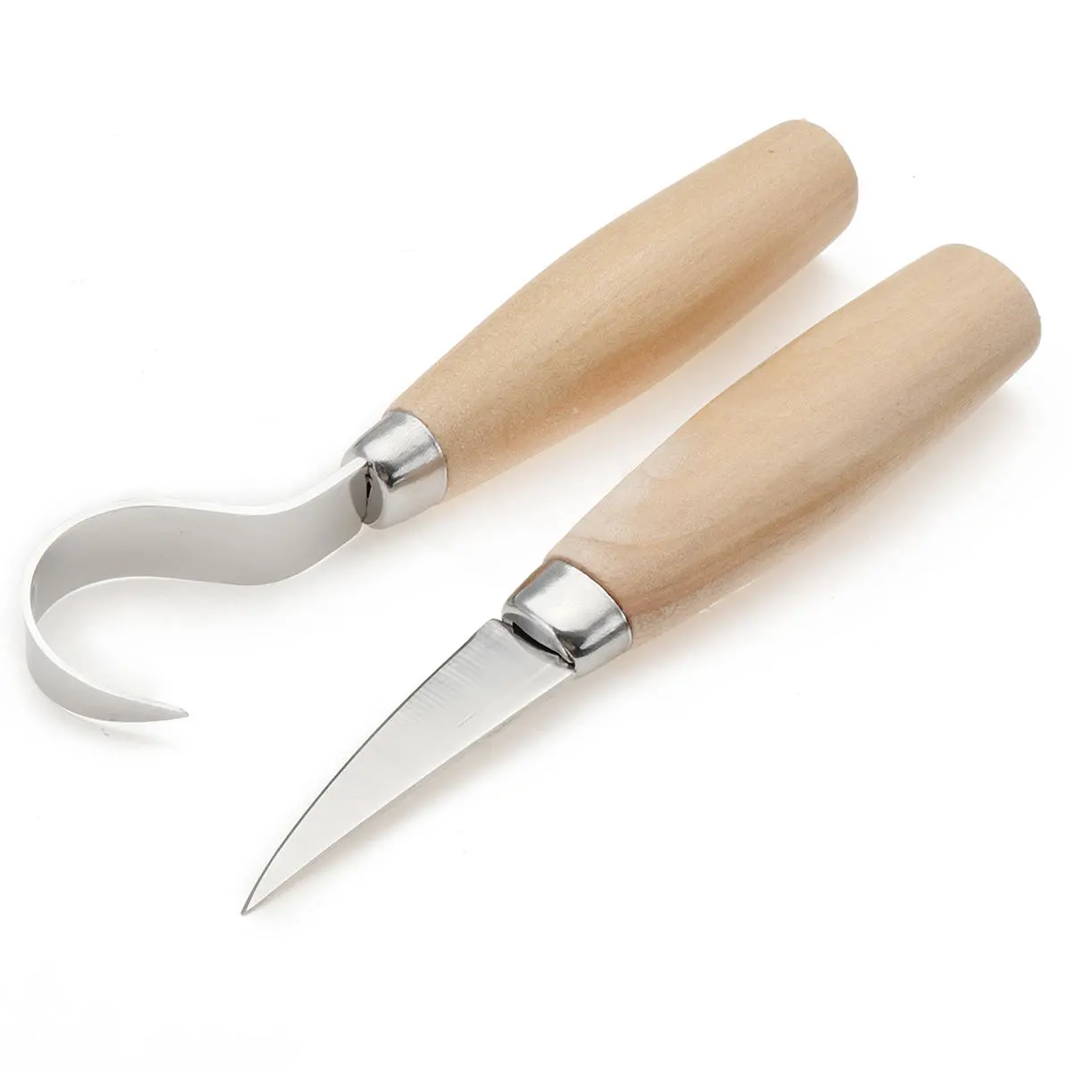 Wood Carving Chisel Set - 2 Piece Hook & Beaver Craft Tools | Woodcarving - Image 2