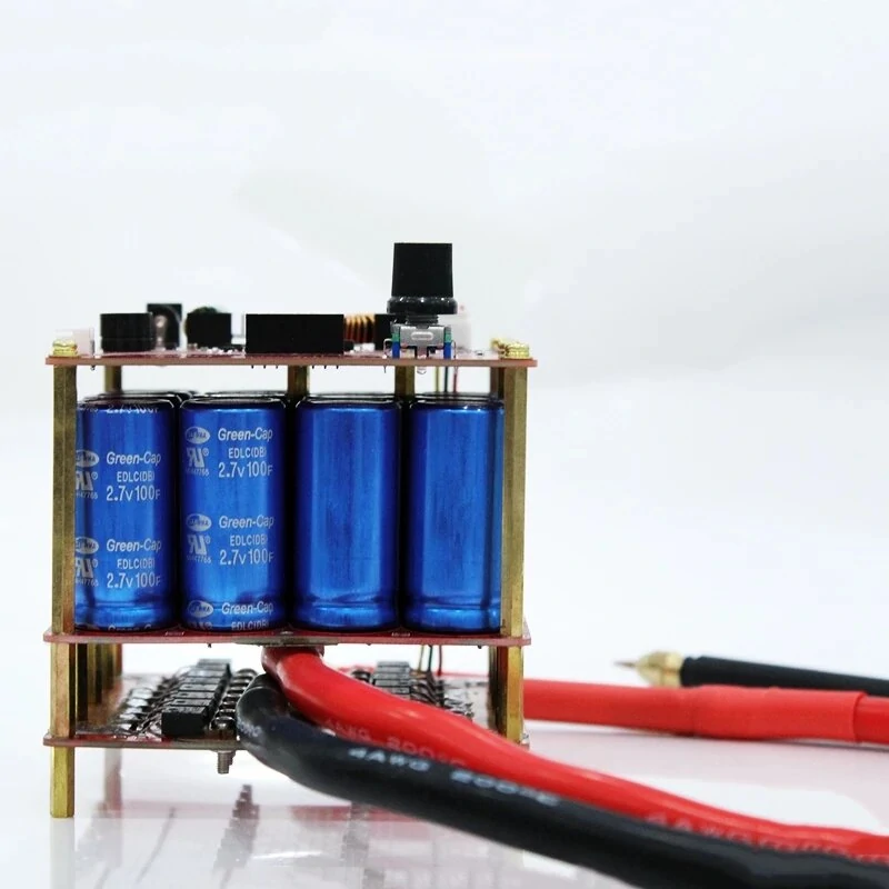 DIY 5.4V 400F LED Portable Capacitor Spot Welder | 0.25mm 18650 Battery Pack Tool - Image 4