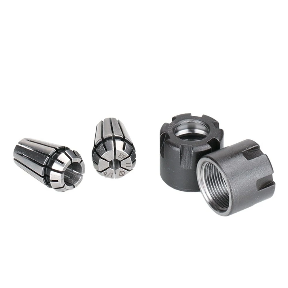 Machifit ER11 Collet Chuck Set - 3pcs with 1/4 & 1/8 Inch Collets | M Type Nut & Wrench - Image 5