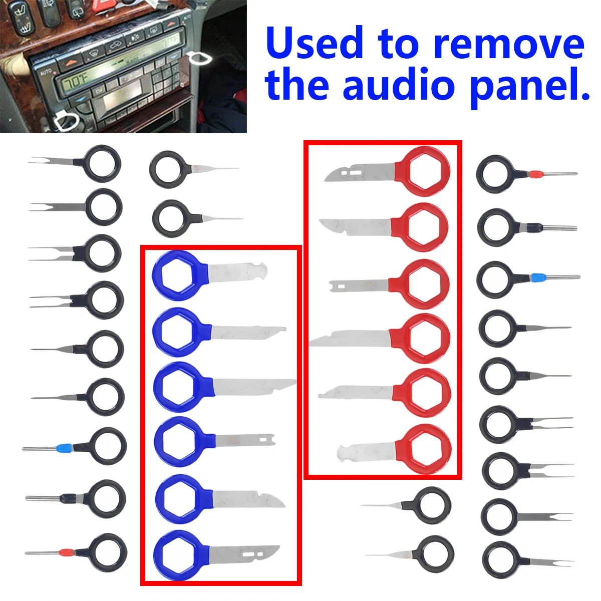Car Trim Removal Tool Kit - 40 Pcs Multi-Use Set for Door Panel & Interior - Image 4