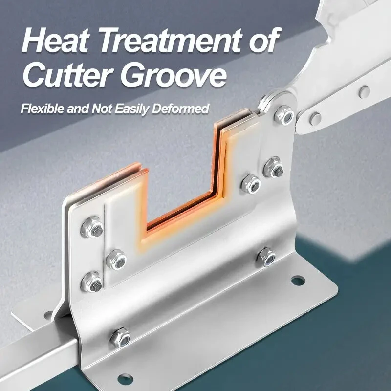 Light Steel Keel Cutter | Manual Wire Duct & Din Rail Cutter - Lever Saving Tool - Image 5