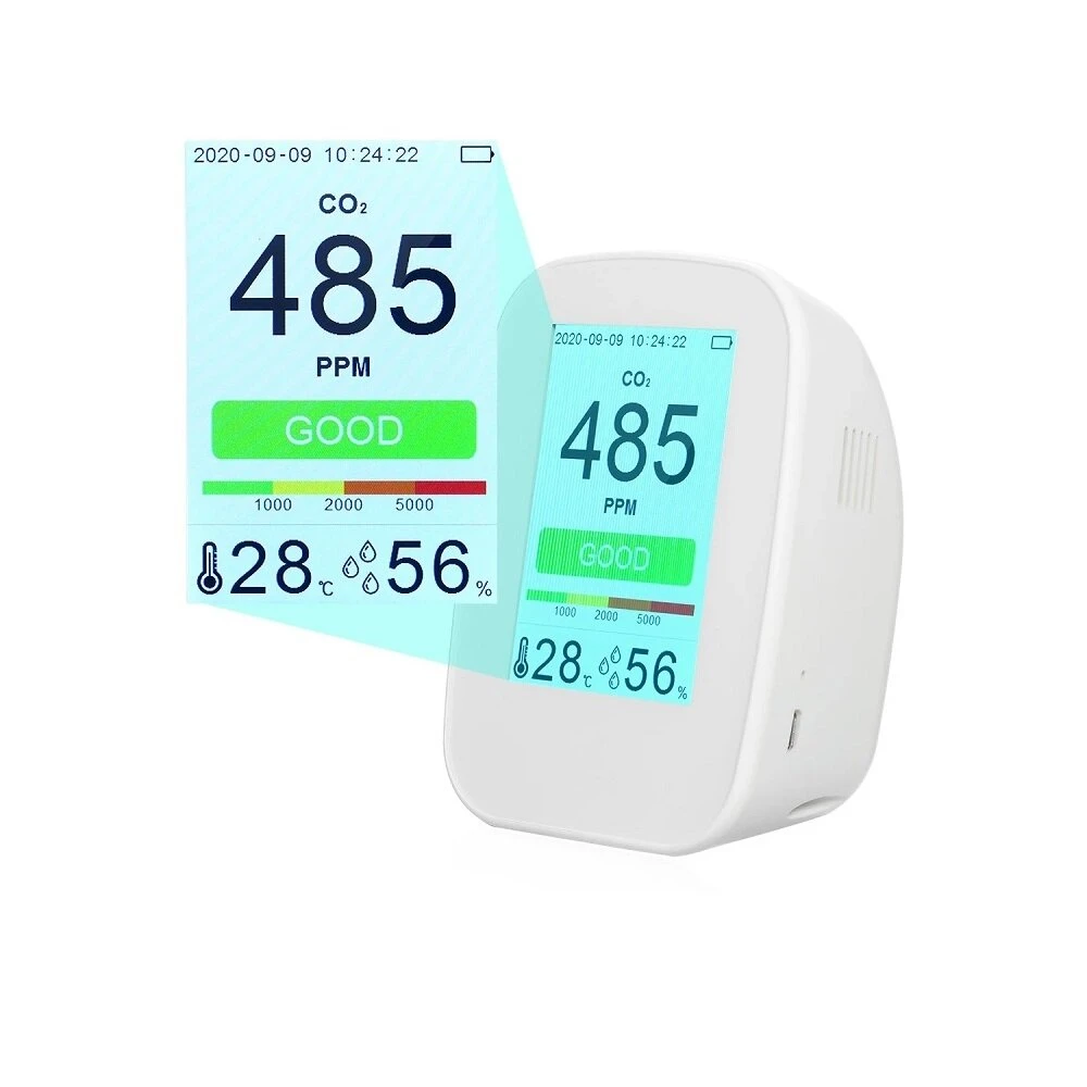 D9-H 3-in-1 Air Quality Detector - CO2, Temperature & Humidity Monitor | Indoor/Outdoor - Image 4