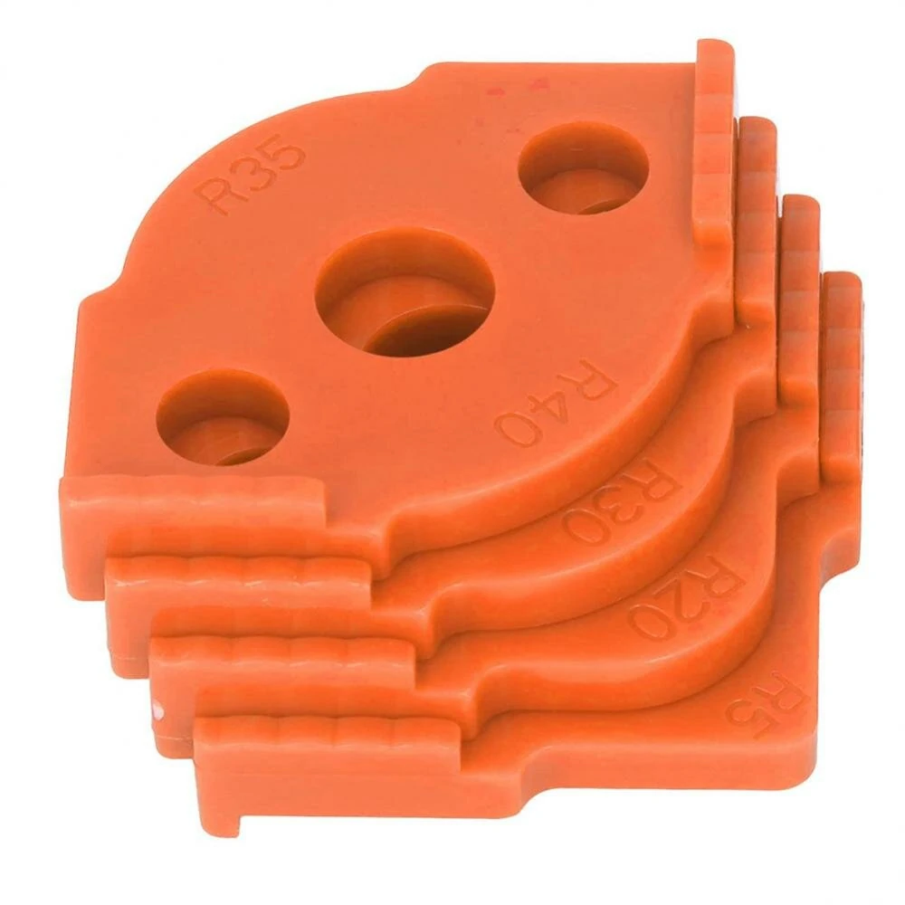4pcs Woodworking Router Corner Jig | R Angle Template for Curved Milling - High Hardness ABS Tool - Image 5