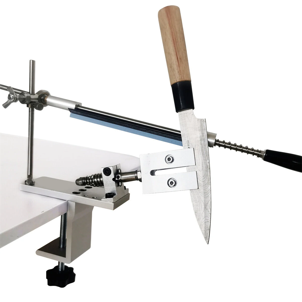 K10 Professional Knife Sharpener System | 4 Whetstones & 360° Rotation - Image 2