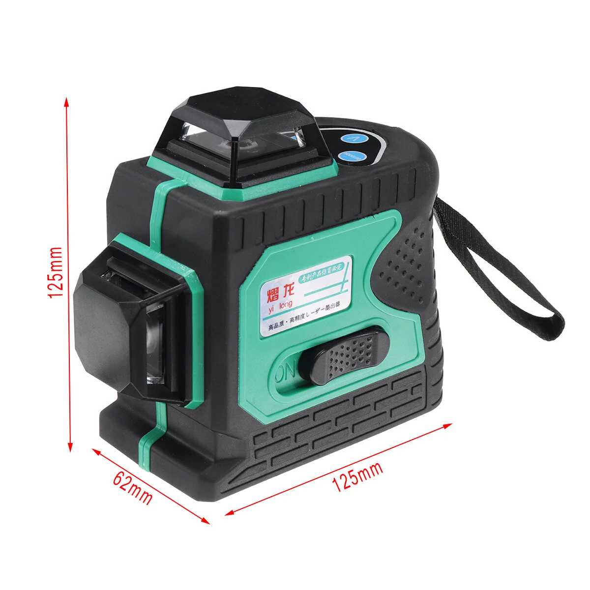 Green Auto 3D Laser Level - 12 Lines 360° Horizontal & Vertical Cross - Image 3