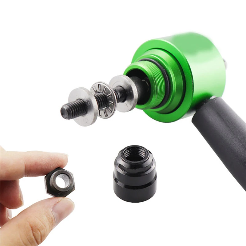 Rivet Nut Tool Kit - Manual Drill Adapter for M3-M10 - Portable with Hex Wrench - Image 2