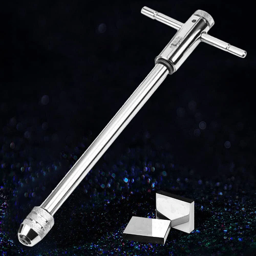 Adjustable T Handle Tap Wrench - M3 to M12 Metric - 85mm 100mm 110mm Machine Screw Tool - Image 2
