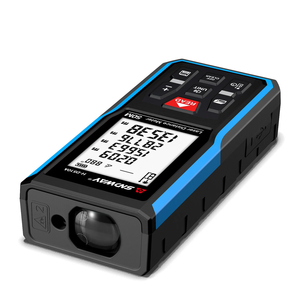 SNDWAY H-D510A/E Laser Distance Meter - 50m Range | Angle & Volume Measurement - Image 4