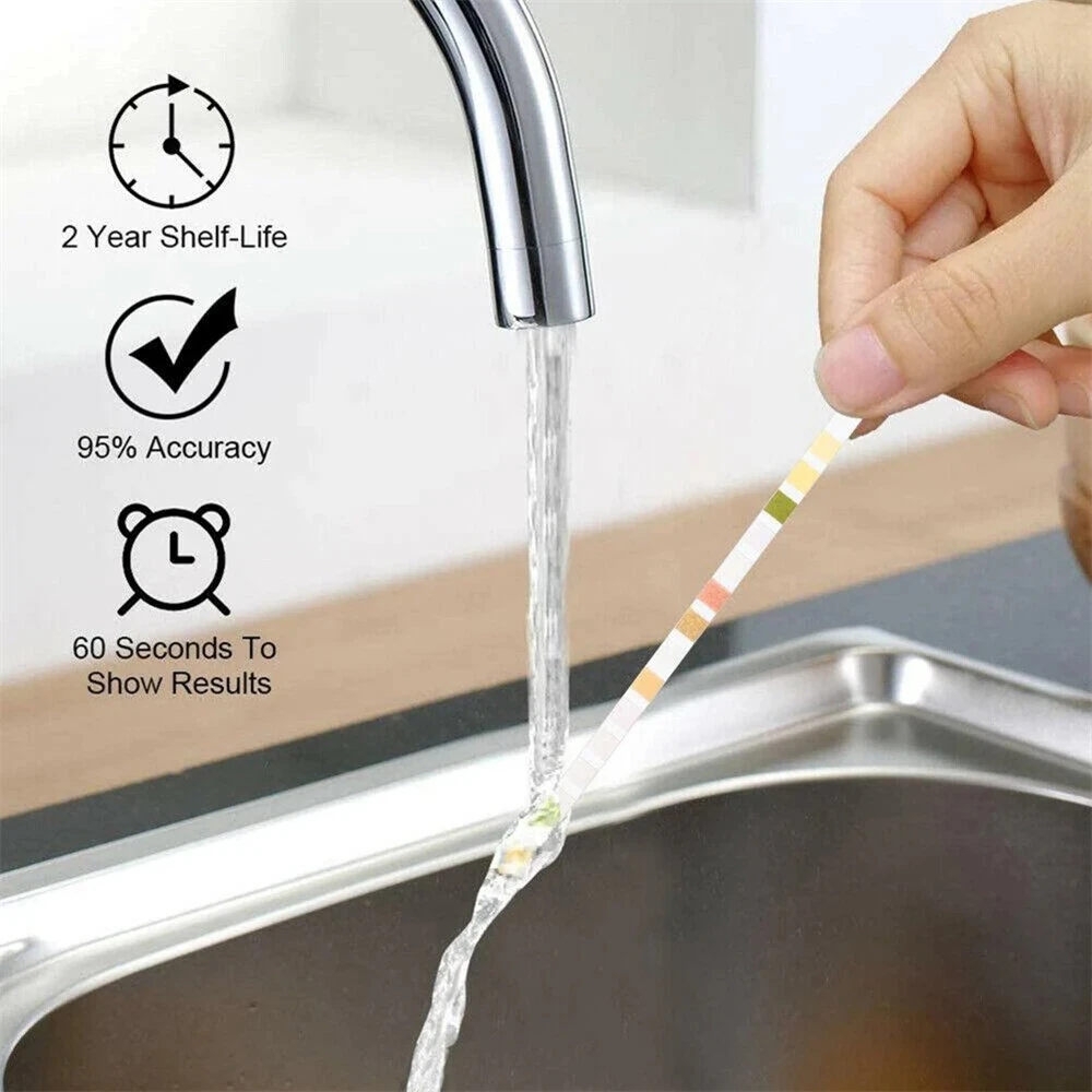 50/100pcs 16-in-1 Drinking Water Test Strips | Home, Pool & Spa Water Quality Kit - Image 5