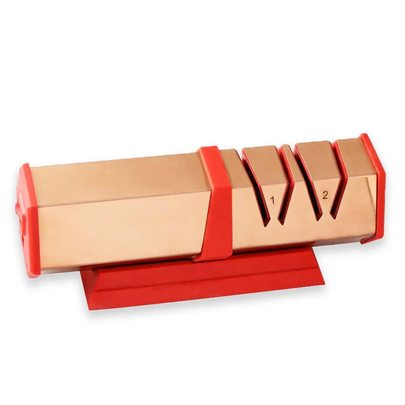 Red or Black Electric Knife Sharpener - 2-Stage Diamond Ceramic System - Image 4