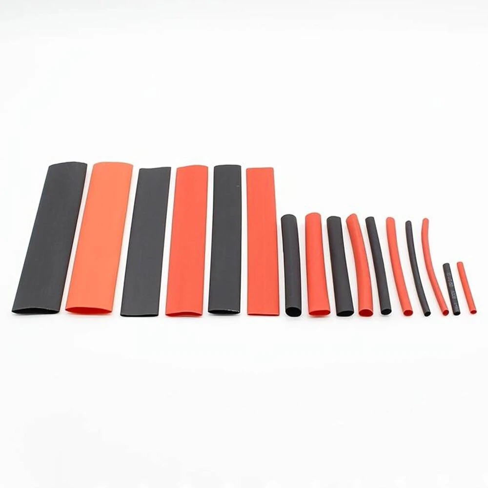 127 Pcs Heat Shrink Tubing Set - 2:1 Shrink Ratio Wire Protection Kit in Red & Black - Image 5