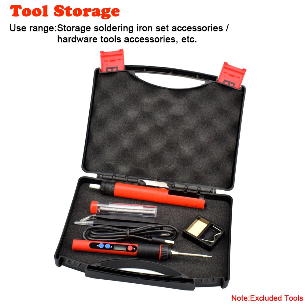 NEWACALOX Plastic Tool Box with Sponge Mats - Multi-function Storage Case for Hardware Tools - Image 3