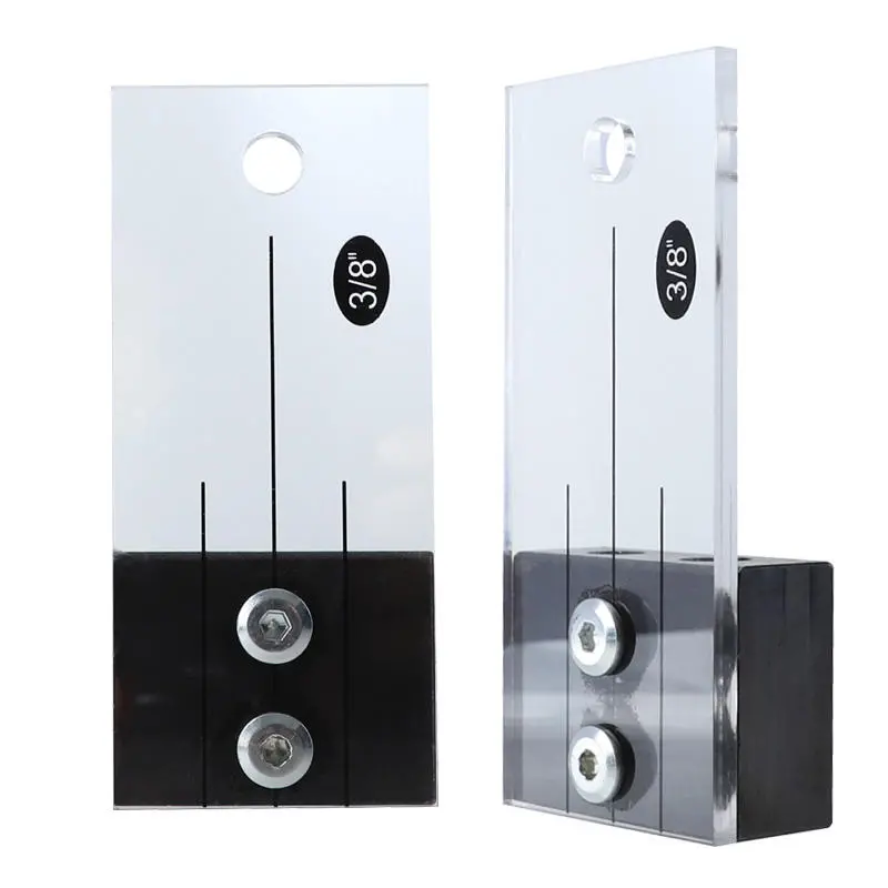 Dowel Jig | Acrylic Hardened Steel Pocket Hole Jig - 1/2, 3/8, 1/4 Inch Drill Guide - Image 3