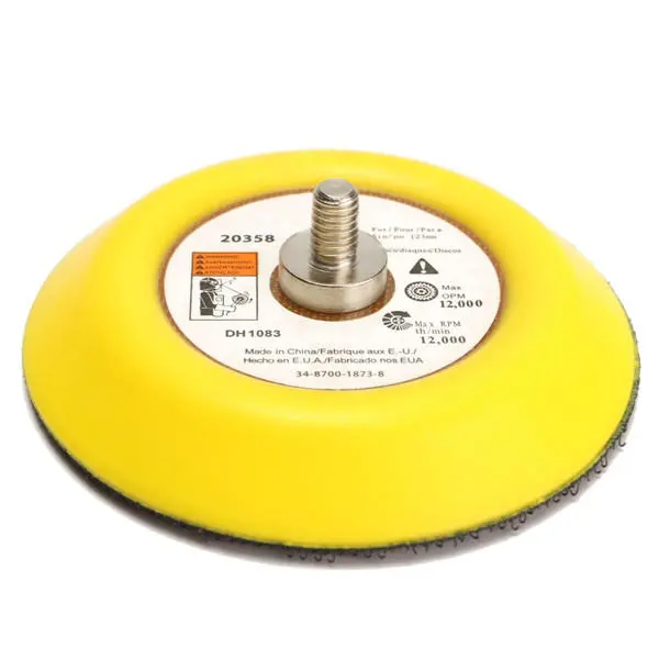 3 Inch Sticky Backing Pad - Hook and Loop Sanding Disc Pad for Polishing Sander - Image 2