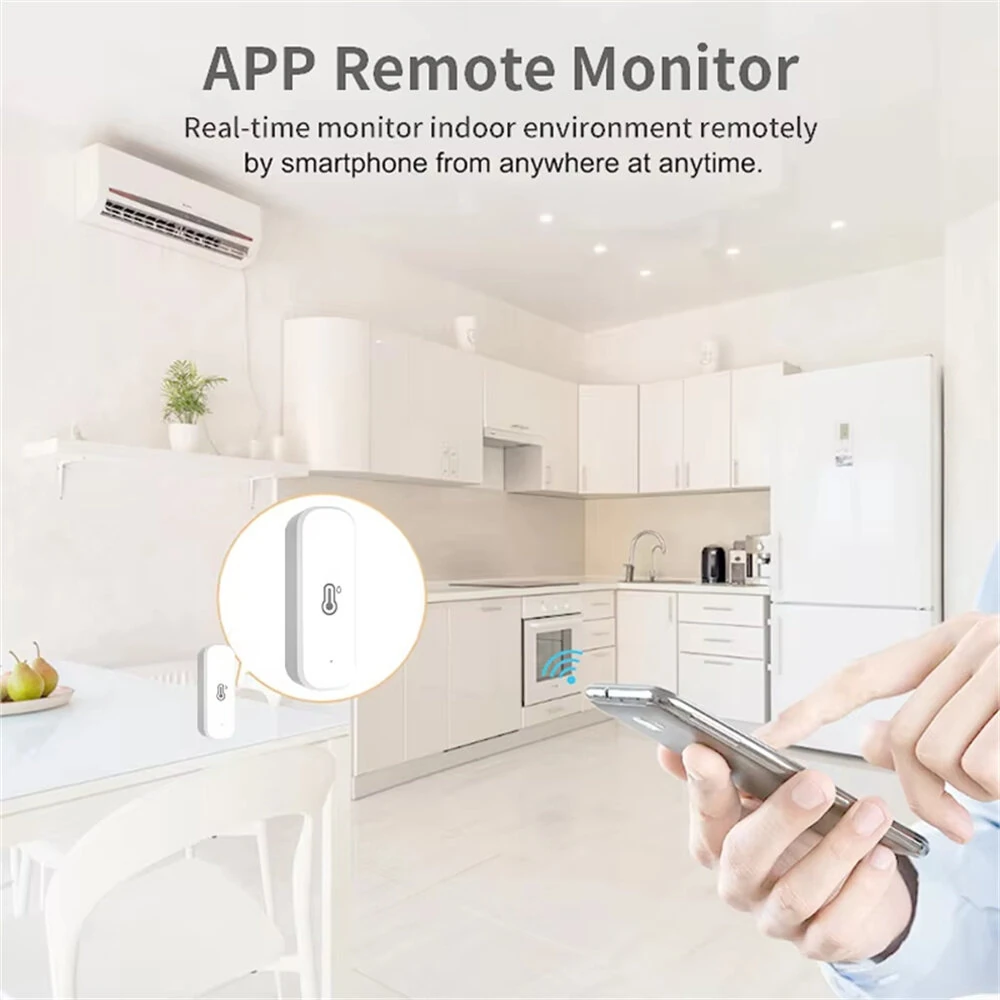 WiFi Temperature Humidity Tester - Smart Home Alexa Google Assistant -10 to 60°C - Image 4