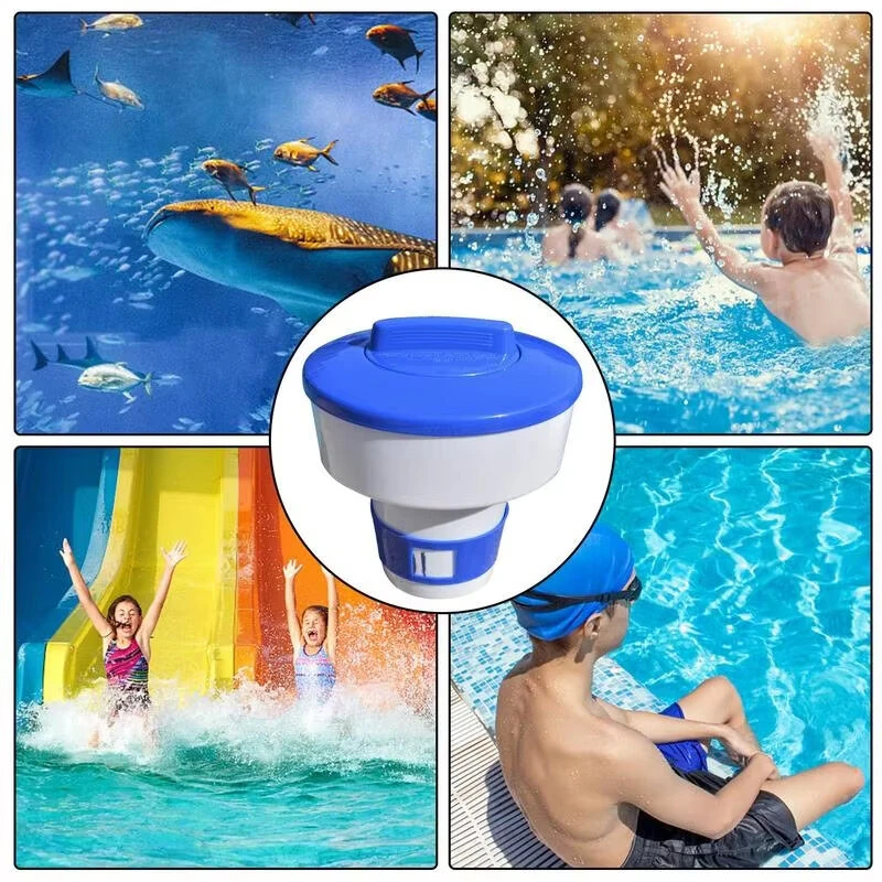 Pool Chlorine Dispenser Floater - Large Capacity Tablet Holder for Swimming Pools - Image 3