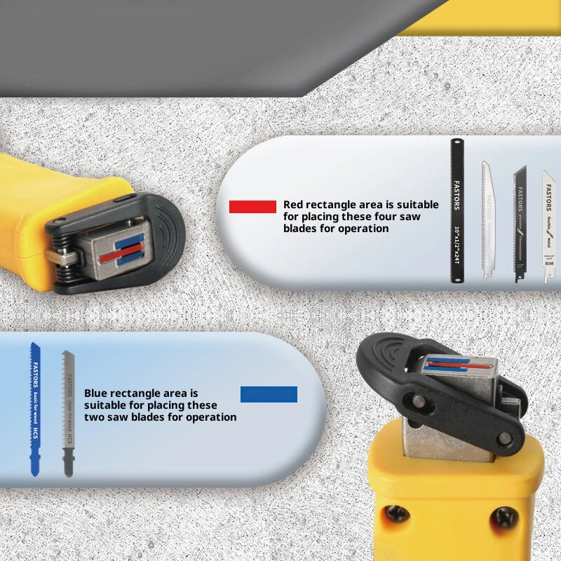 6-in-1 Multifunctional Reciprocating Saw | Adjustable Portable Tool for Wood Metal PVC - Image 3