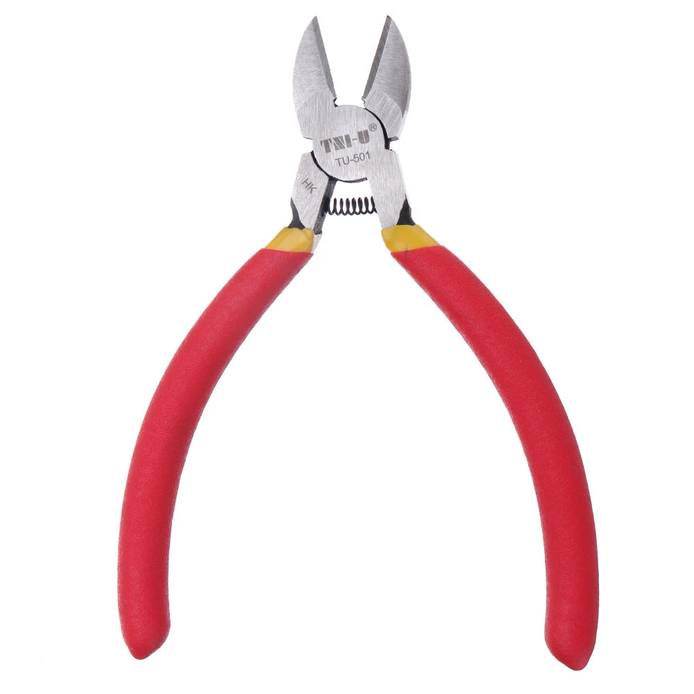 TU-501 Carbon Steel Diagonal Pliers | Electronic Cable Cutter & Clamp Tool - Image 2