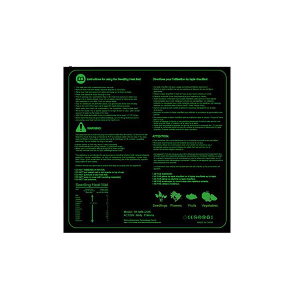 VIVOSUN Seedling Heat Mat - 6-Stage Adjustable Temperature Controller for Plant Germination - Image 4