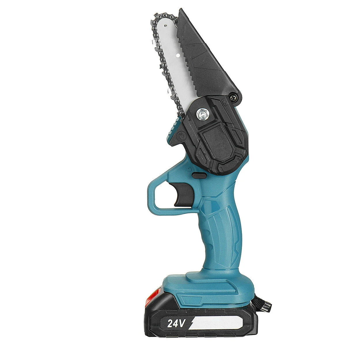 Drillpro 4 Inch Rechargeable Electric Chainsaw - Portable Cordless Wood Cutter - Image 5