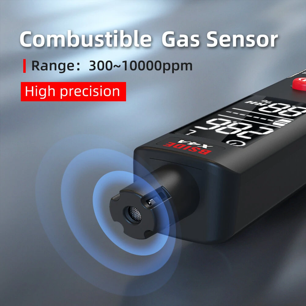 BSIDE X4A Gas Leak Detector - Propane Methane Butane Sniffer with 8 LED Indicators - Image 3