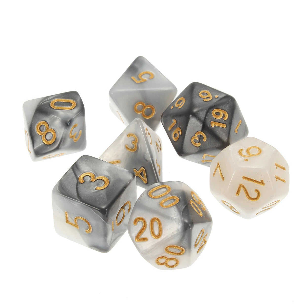 42-Piece Polyhedral Dice Set for D&D & RPG | 7-Die Multisided Role Playing Games - Image 4
