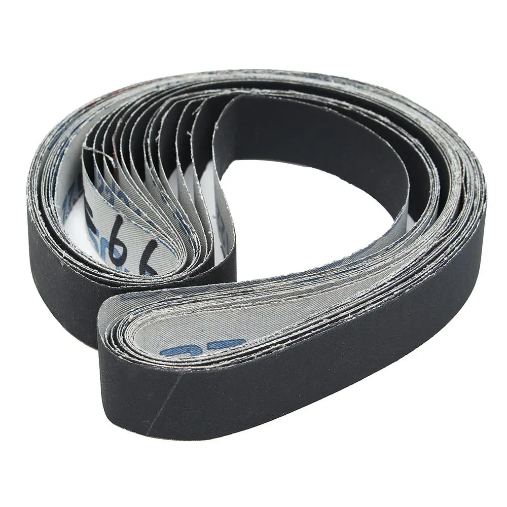 12Pcs 1x30 Inch Sanding Belts - Silicon Carbide 400/600/800/1000 Grits - Image 2