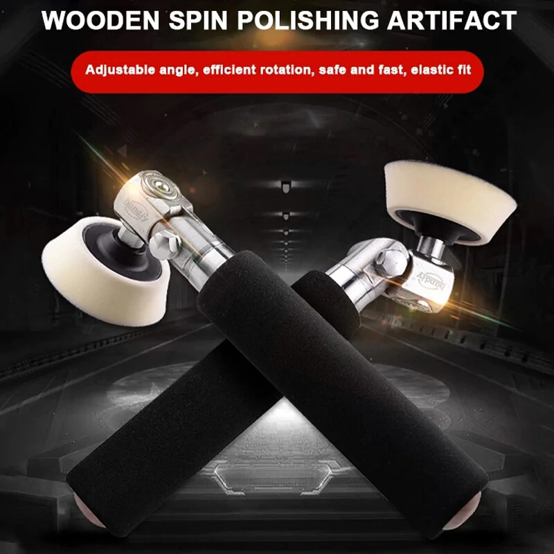 Wood Rotary Grinder | Hand-Held Adjustable Angle Sander & Polishing Tool for Wood Lathe - Image 5