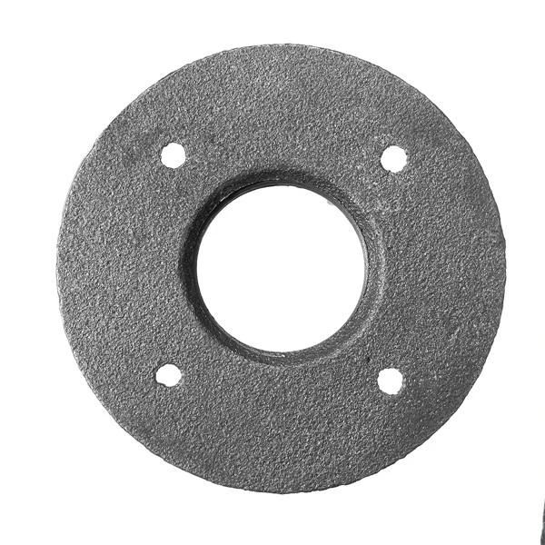 Malleable Iron Floor Flange - 1-1/2 Inch Steel Pipe Fitting for Wall Mount - Image 4