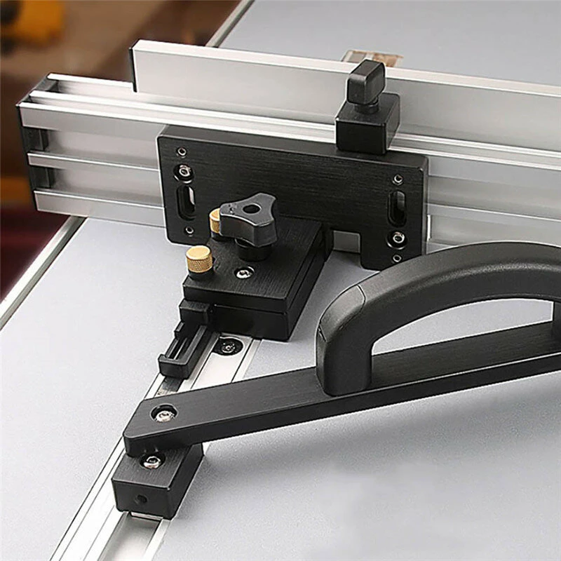 T-Track Sliding Brackets for Circular Saw - 800mm Miter Track for Woodworking - Image 5