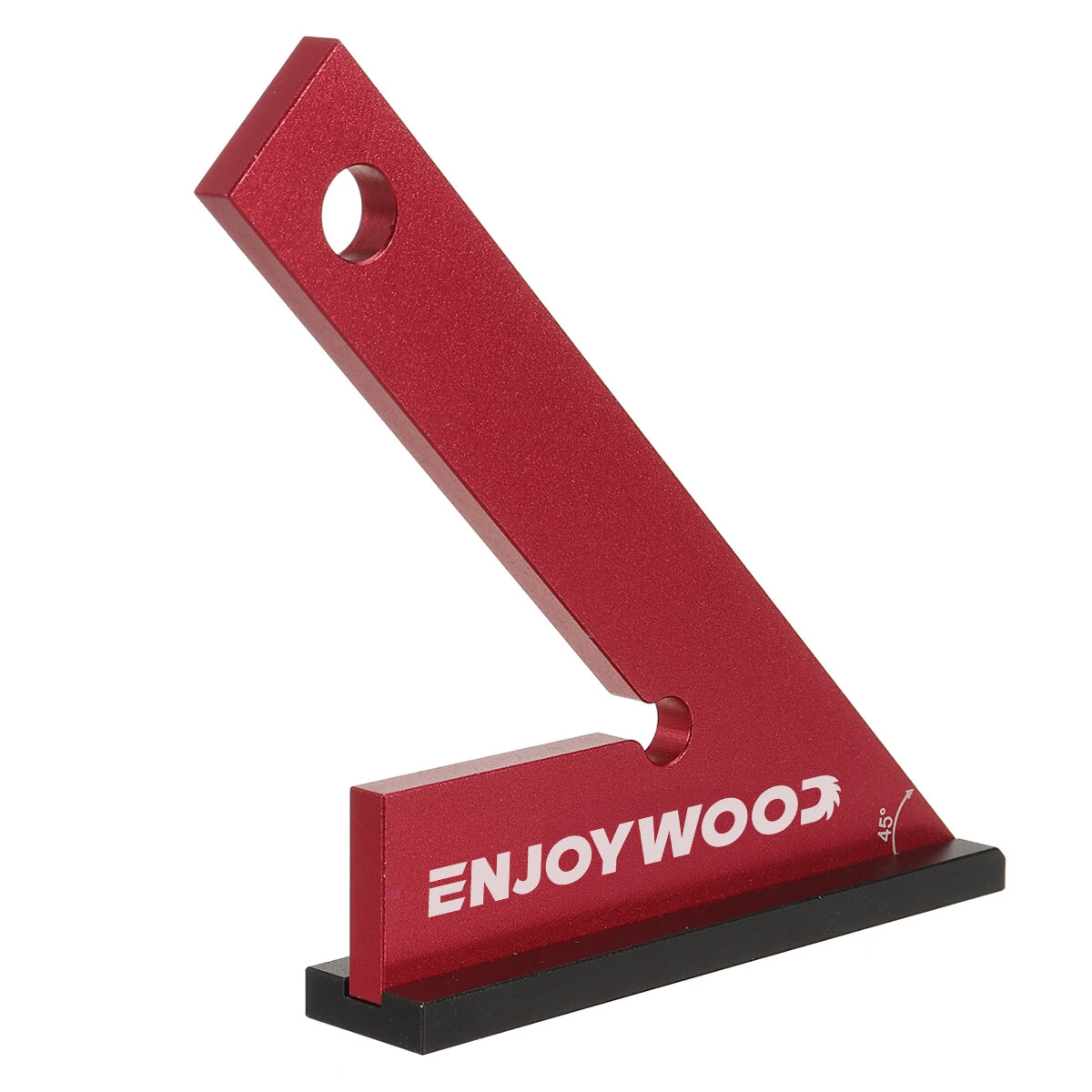 ENJOYWOOD Aluminum Miter Square - 45/90 Degree Angle Ruler | Woodworking Tool - Image 5